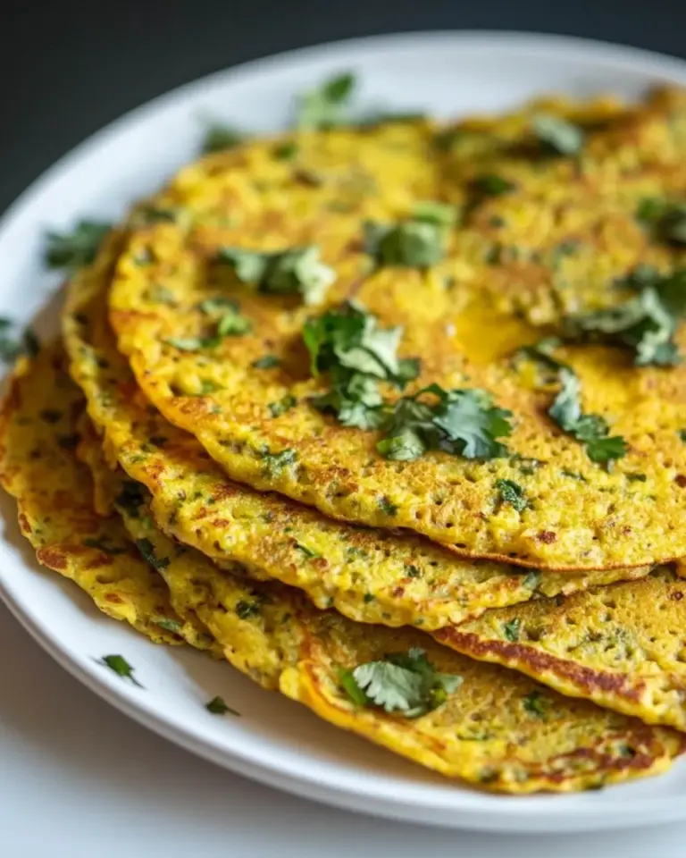 Homemade Switch Up Your Breakfast Routine with these Savory Chilla Pancakes photo