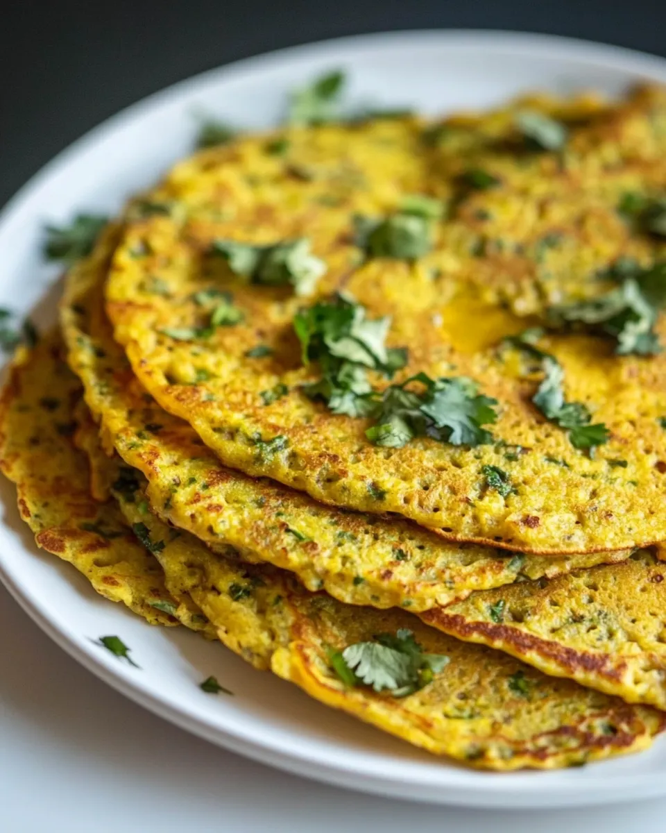 Homemade Switch Up Your Breakfast Routine with these Savory Chilla Pancakes photo