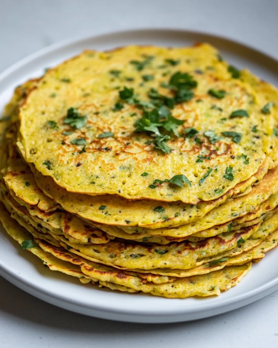 Delicious Switch Up Your Breakfast Routine with these Savory Chilla Pancakes dish photo