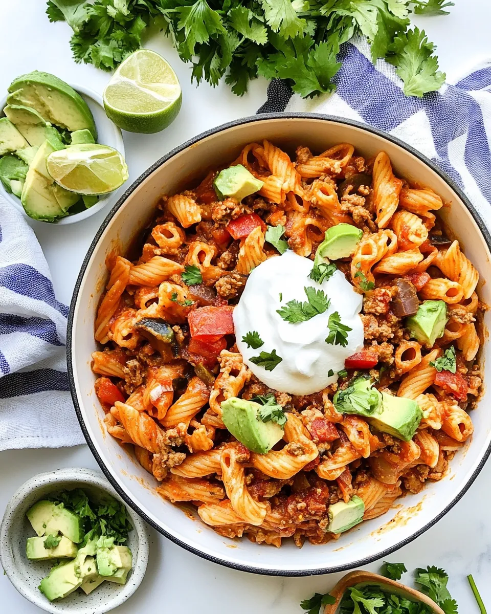 Classic Taco Pasta recipe image