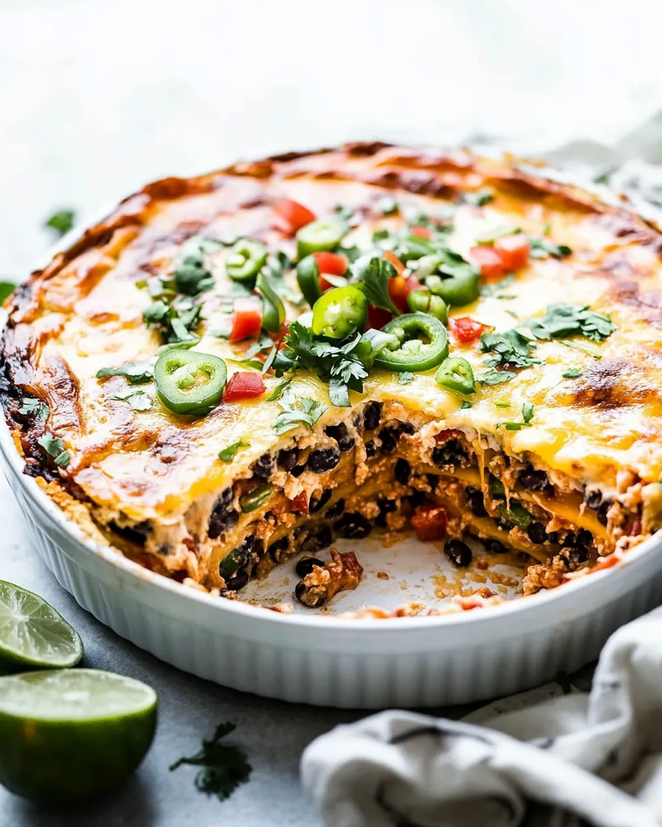 Easy Taco Pie dish photo