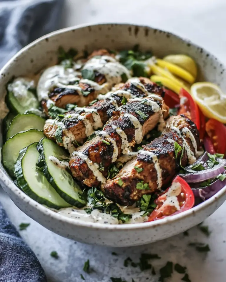 Homemade Tahini Chicken Bowls recipe photo