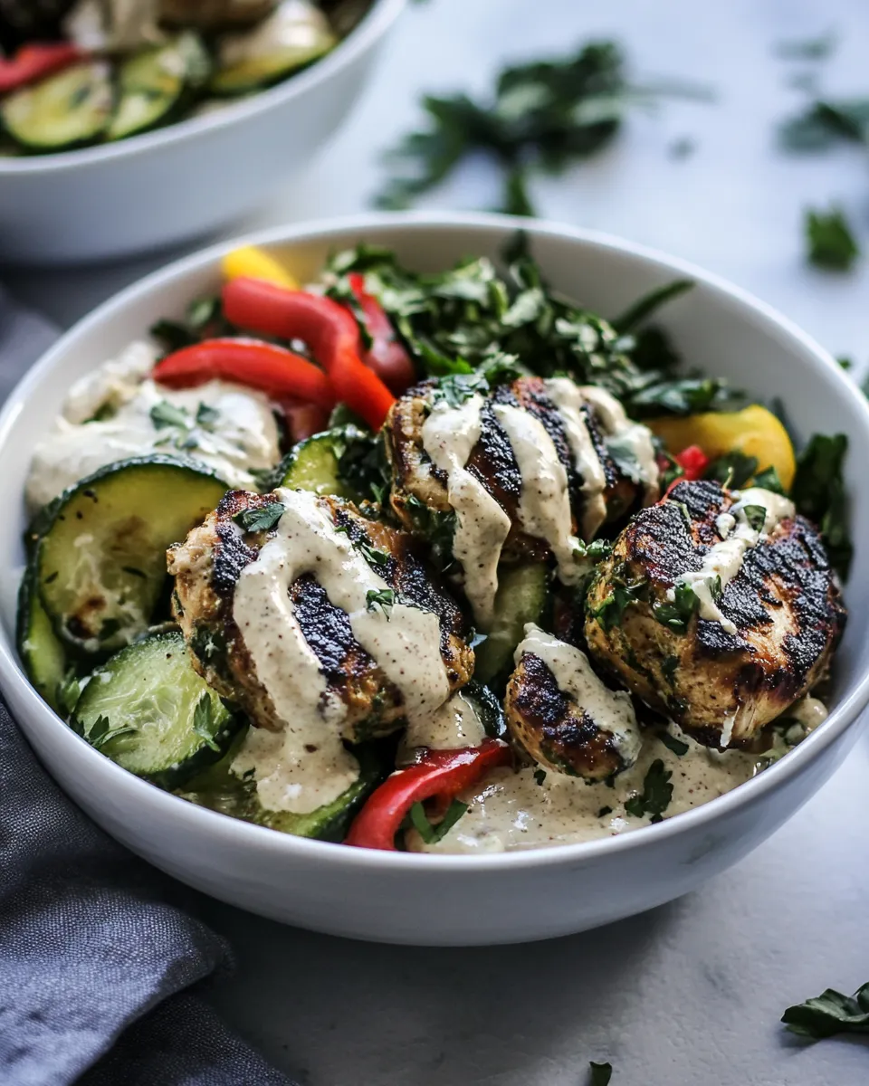 Classic Tahini Chicken Bowls dish photo