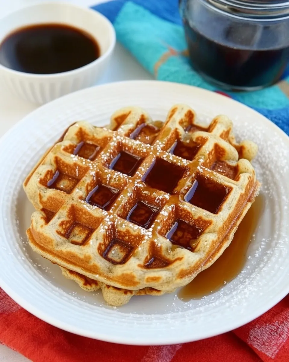 Healthy Tahini Waffles picture