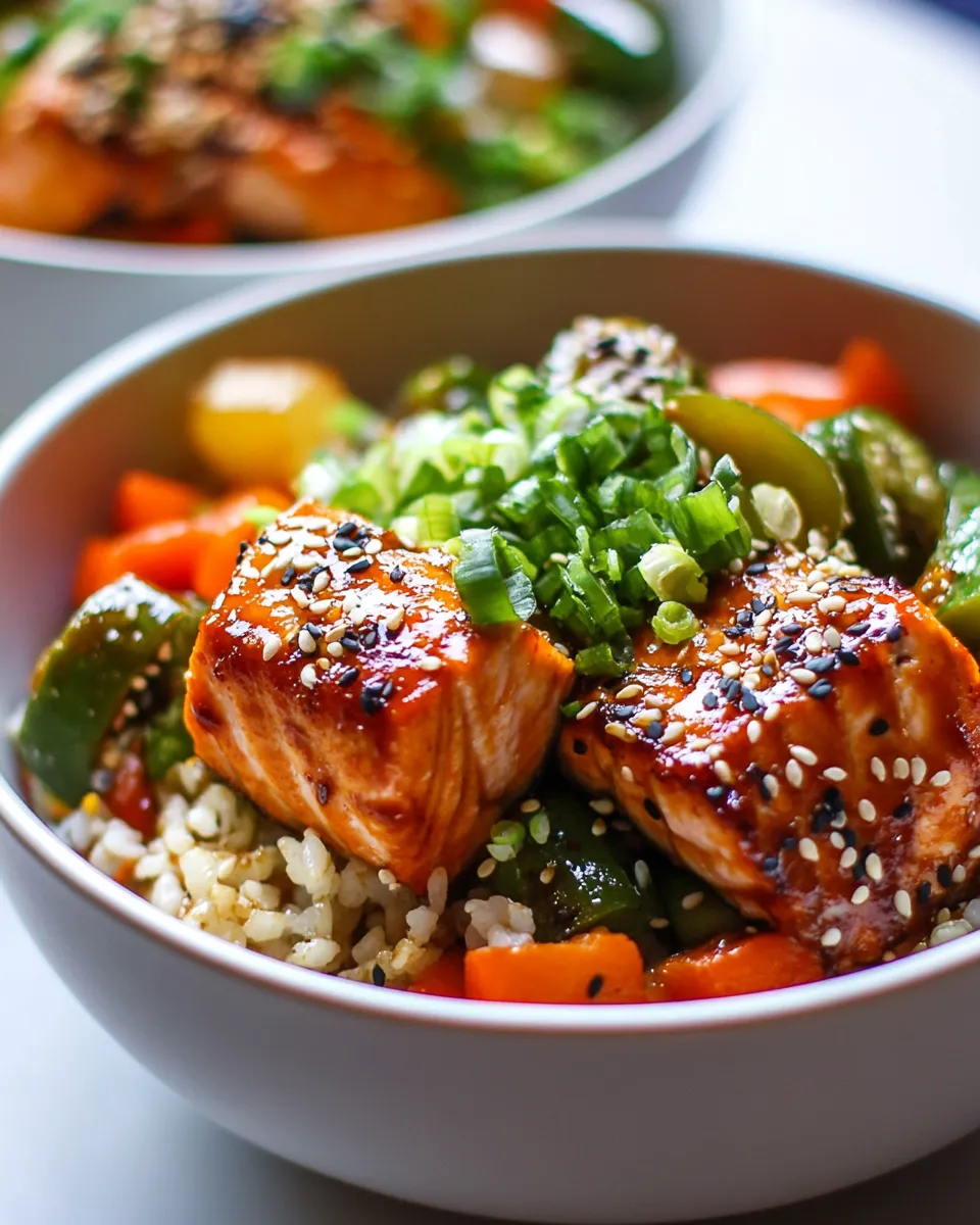 Classic Teriyaki Salmon Bowls image