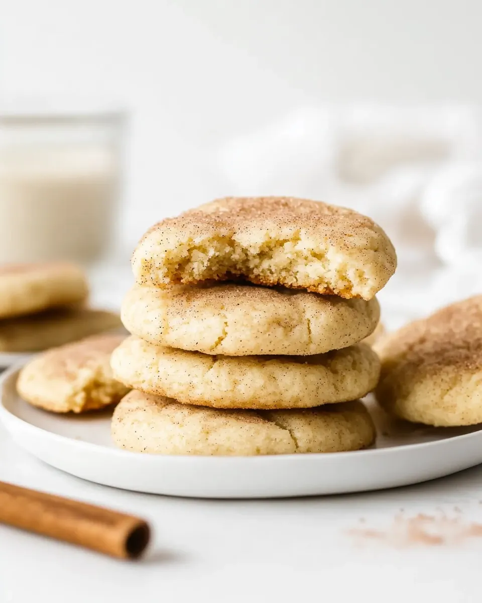 Easy The Absolute Best Snickerdoodles food shot