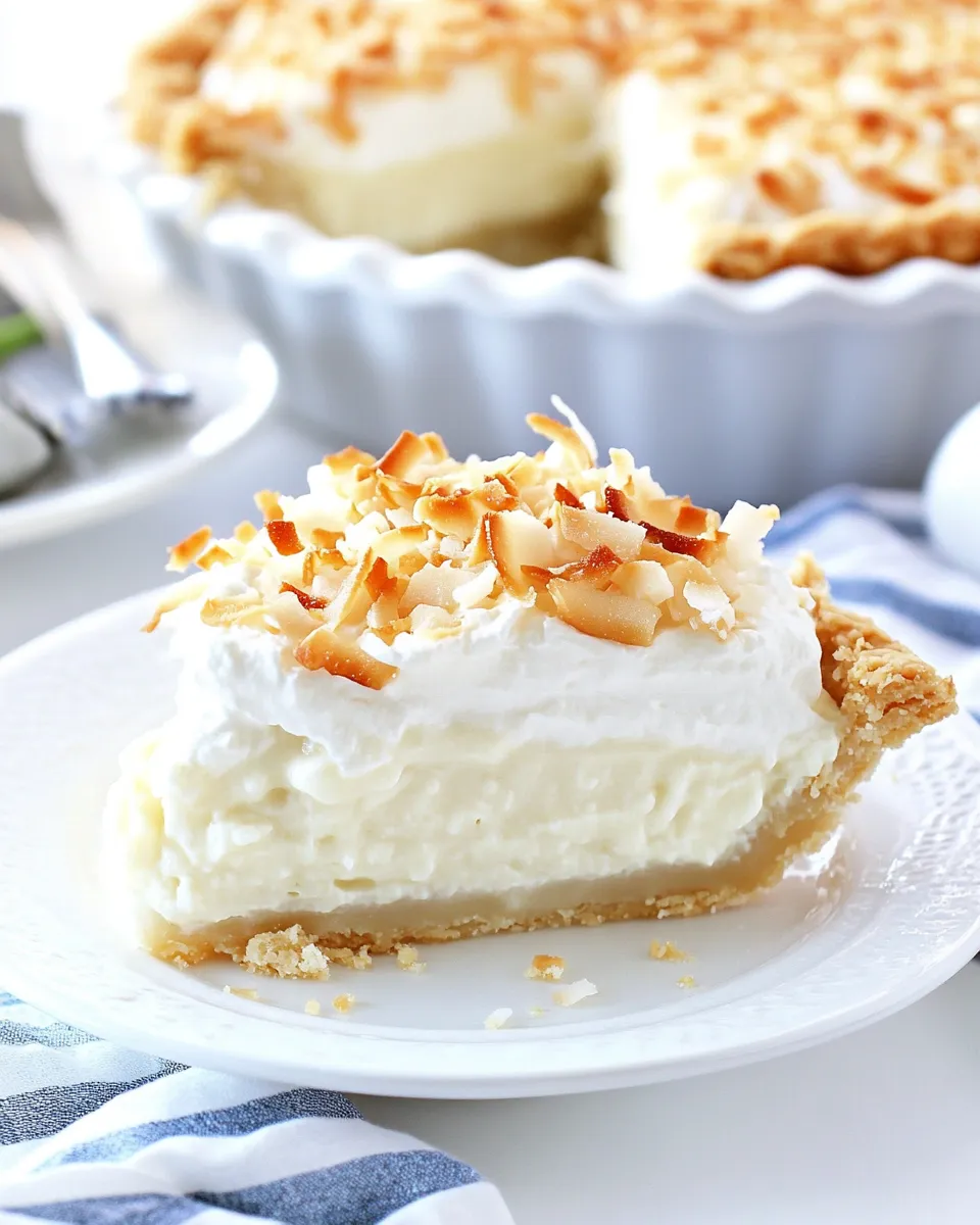 Classic The Best Coconut Cream Pie dish photo