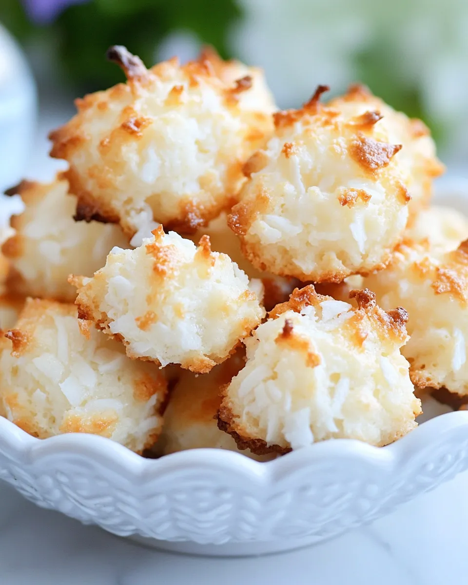 Homemade The Best Coconut Macaroons photo
