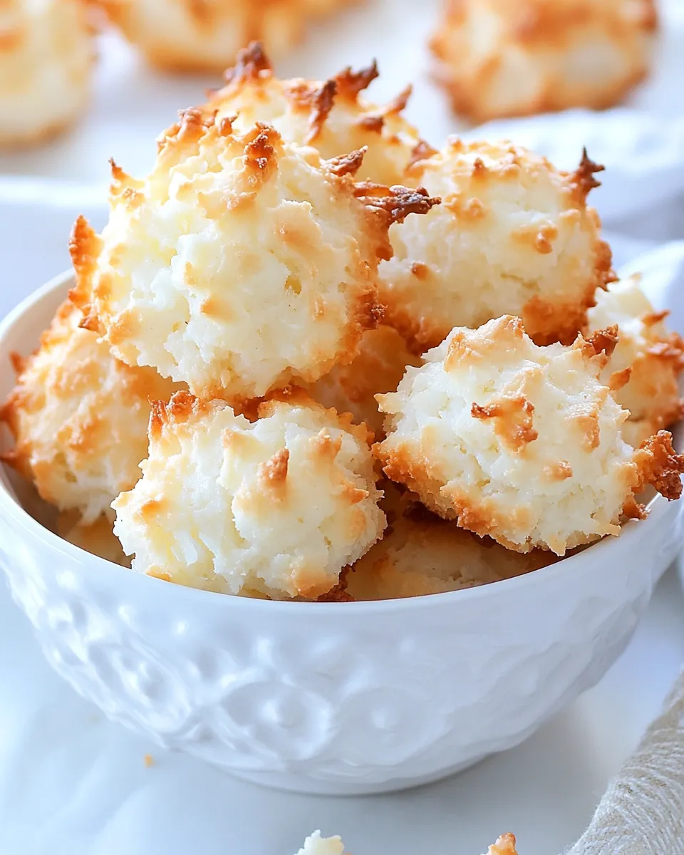 Classic The Best Coconut Macaroons image