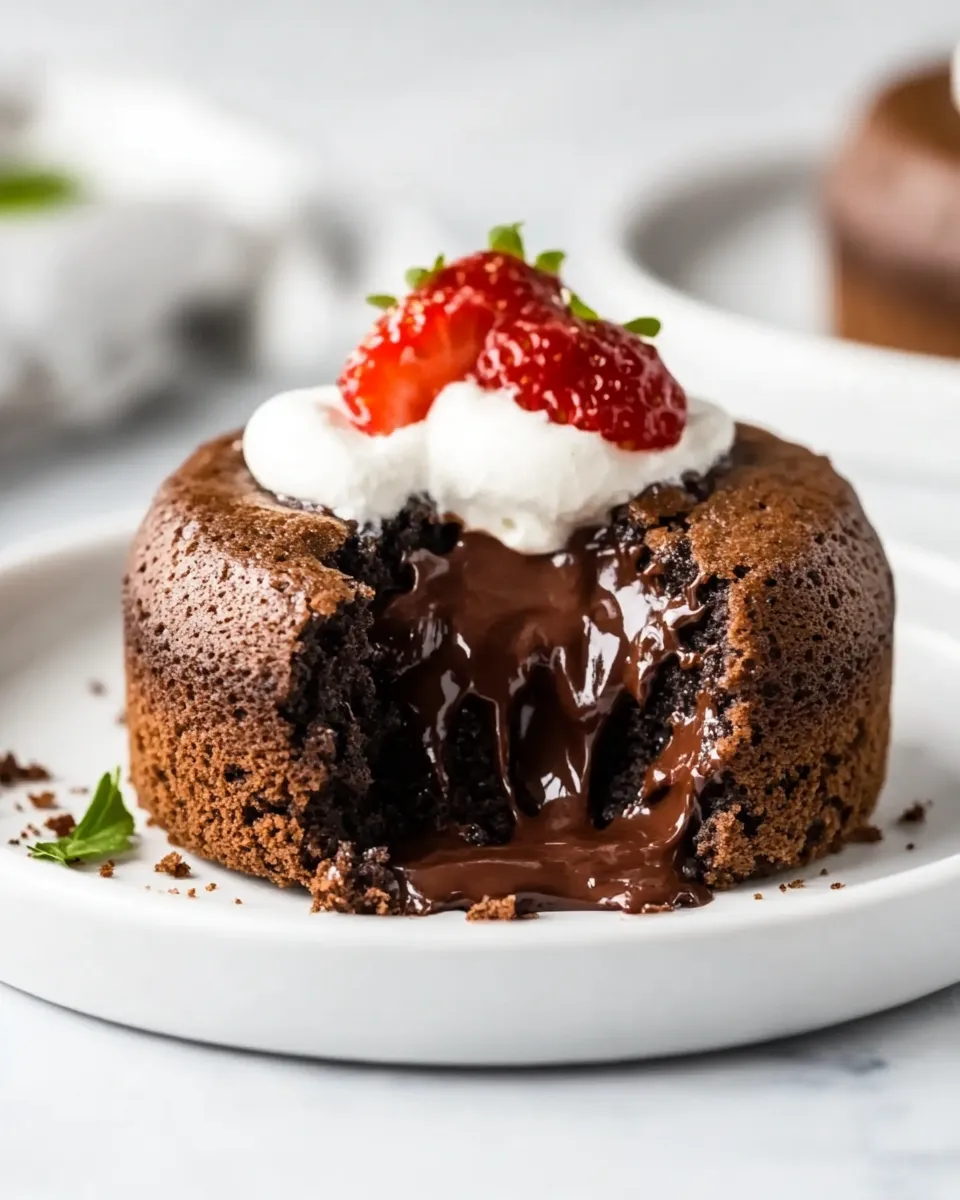 Delicious The Best Keto Chocolate Lava Cakes dish photo