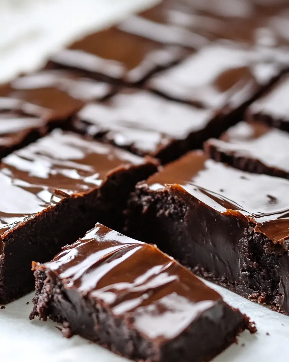 Delicious The Ultimate Unbaked Brownies dish photo
