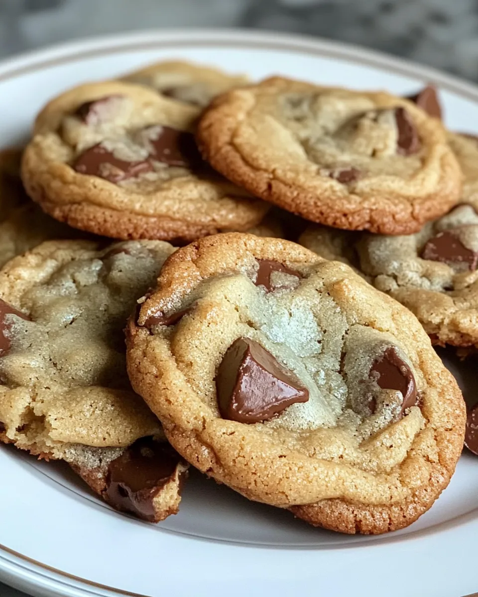 Homemade Thin and Chewy Chocolate Chip Cookie Recipe photo