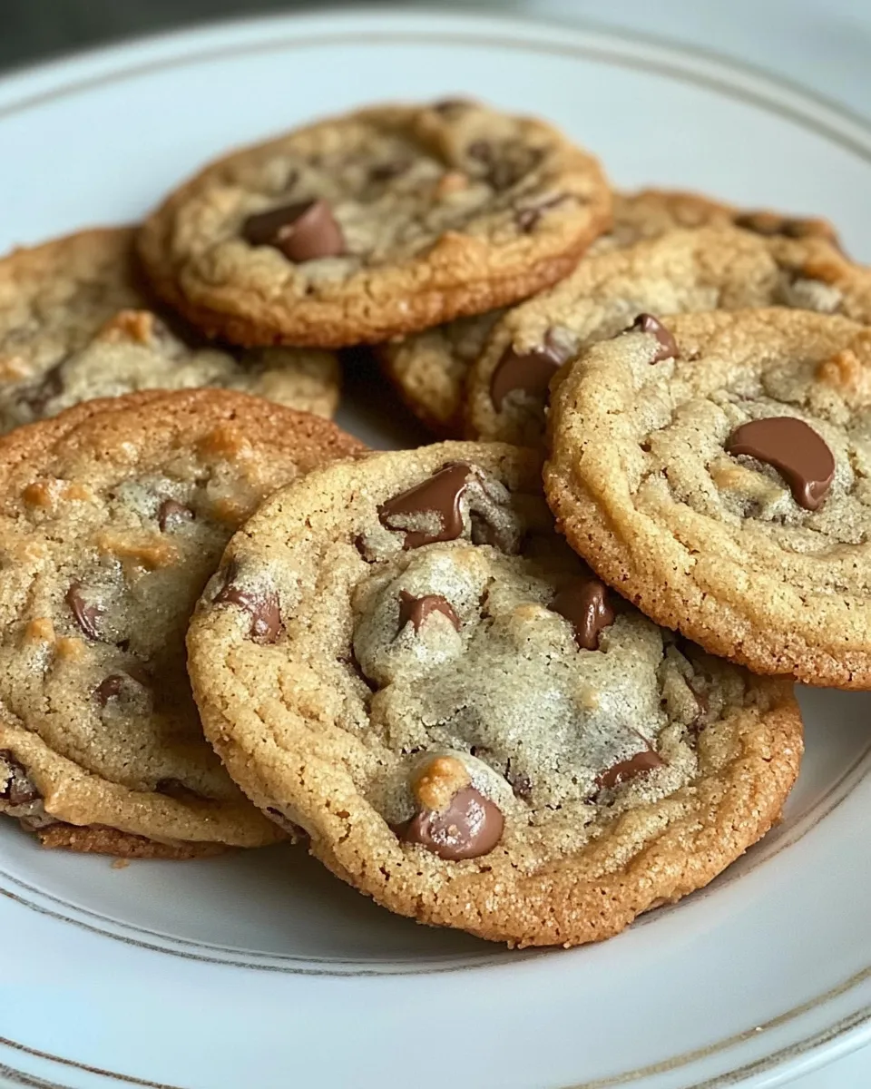 Delicious Thin and Chewy Chocolate Chip Cookie Recipe dish photo
