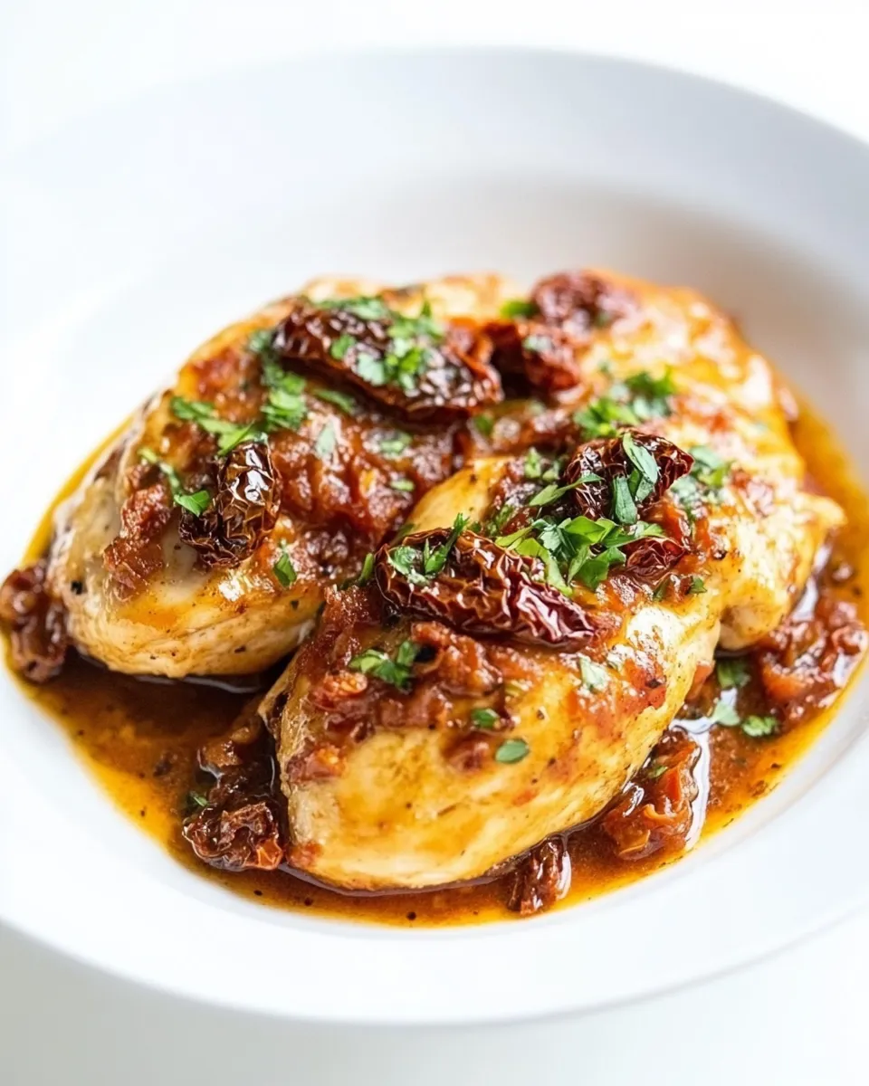 Easy This Sun-Dried Tomato Chicken Makes Clean Eating Simple recipe image