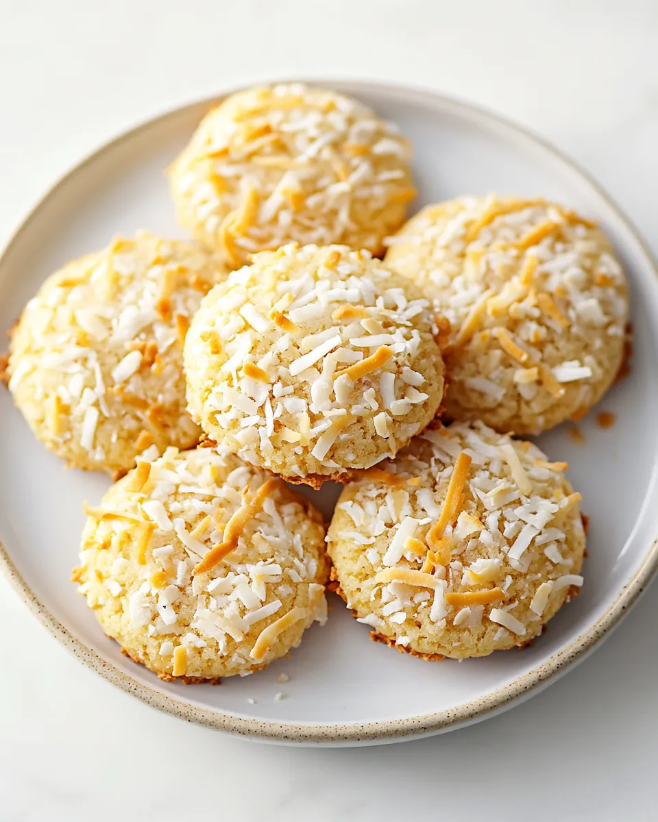 Homemade Toasted Coconut Sugar Cookies photo