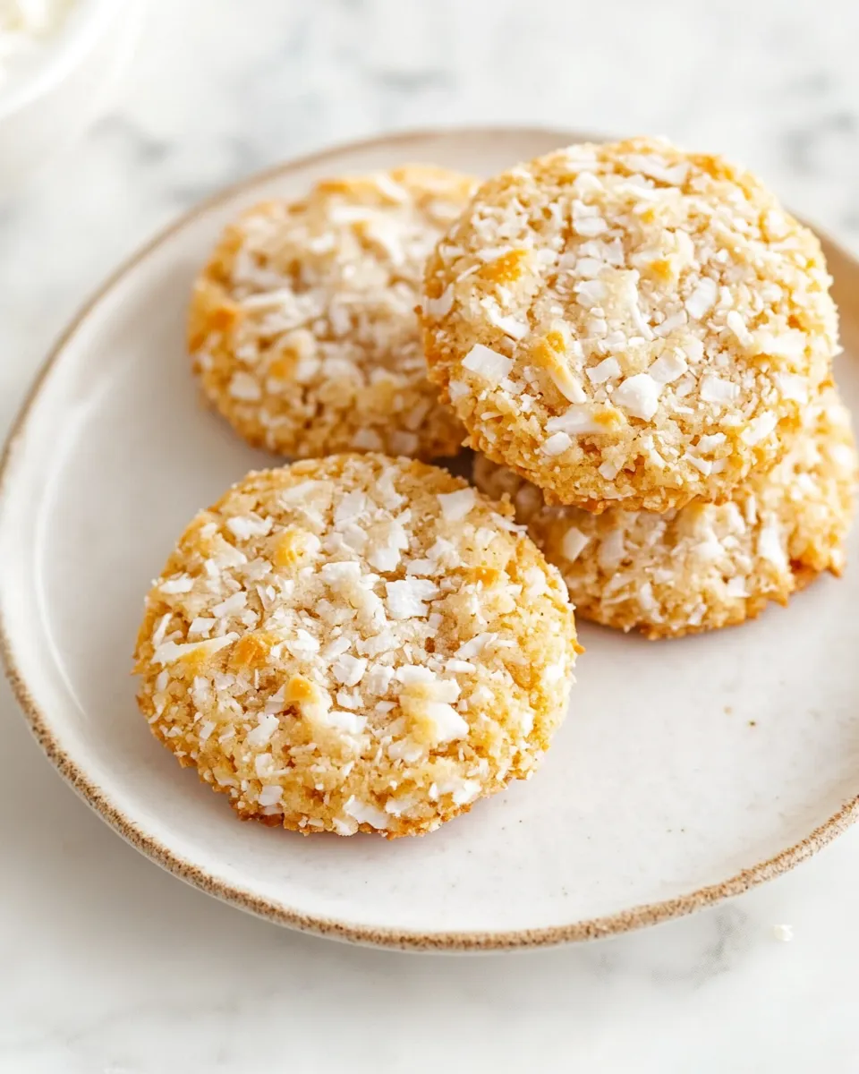 Easy Toasted Coconut Sugar Cookies recipe image