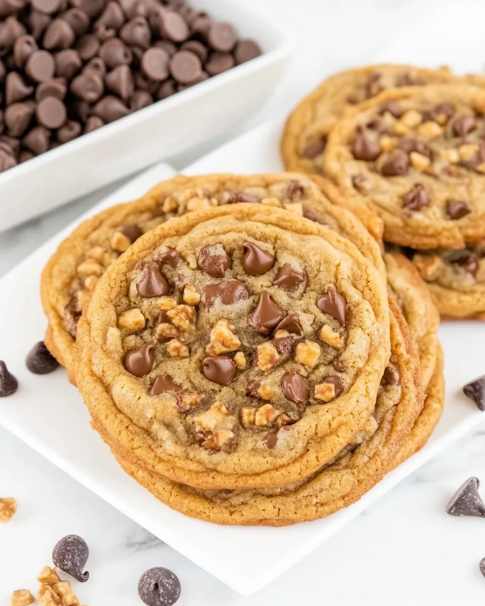 Homemade Toffee Chocolate Chip Cookies (With Toffee Bits!) recipe photo