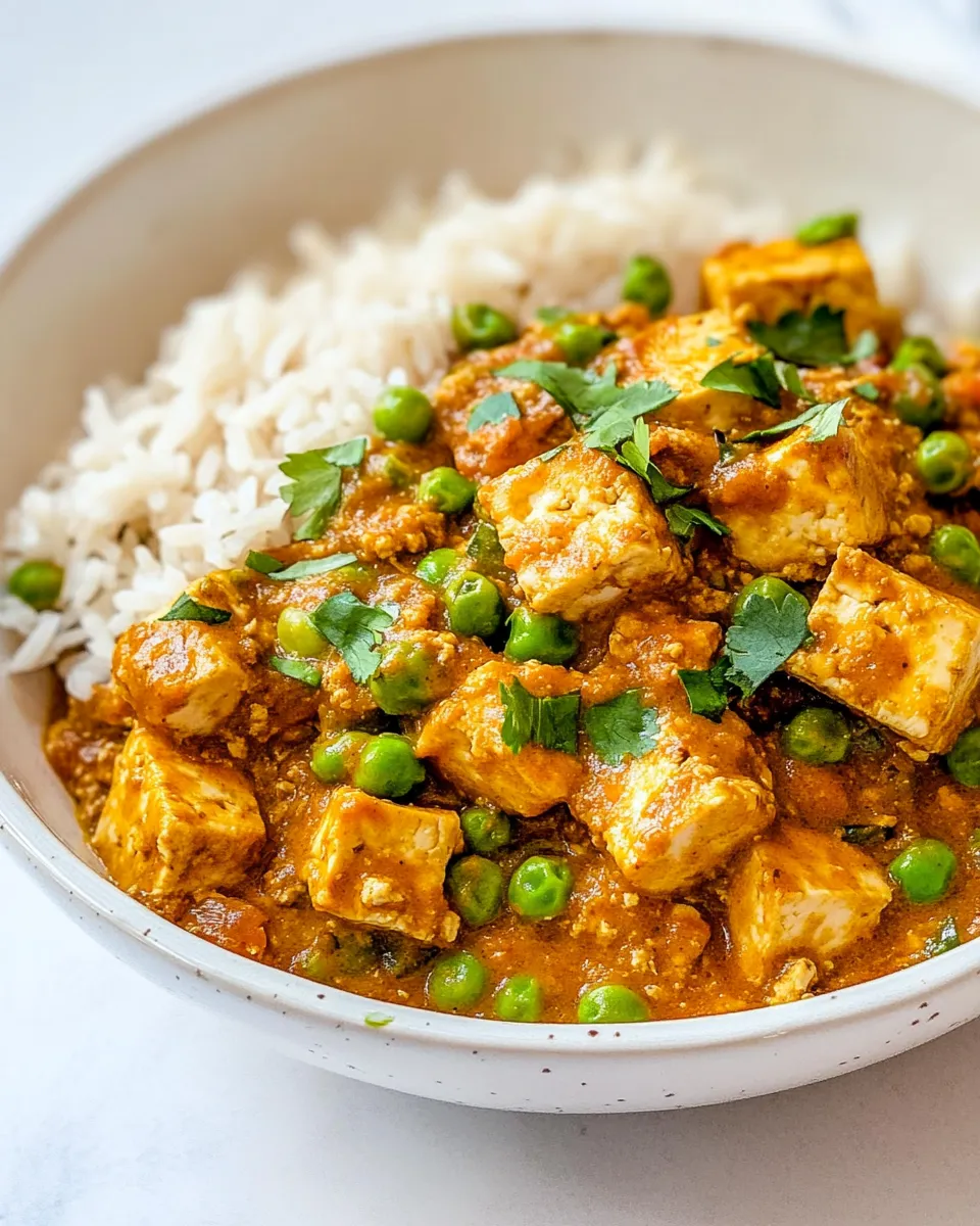 Classic Tofu Curry dish photo