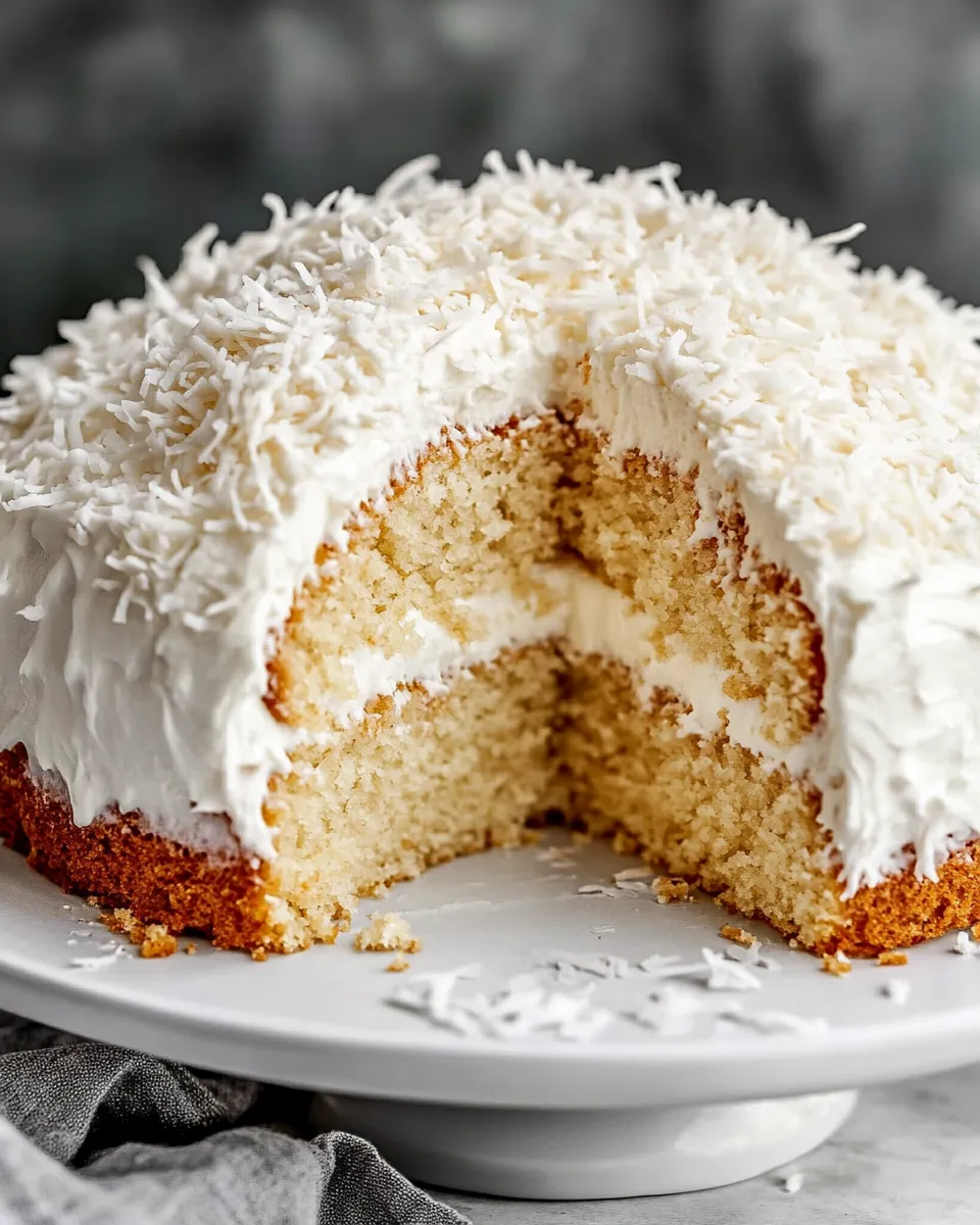 Classic Tom Cruise Coconut Cake image