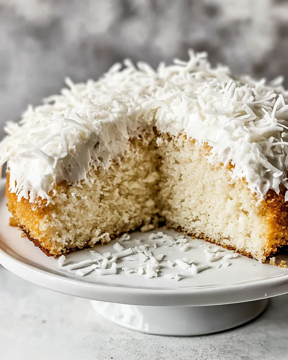 Delicious Tom Cruise Coconut Cake dish photo
