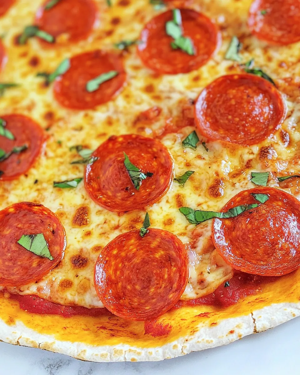 Easy Tortilla Pizza recipe photo