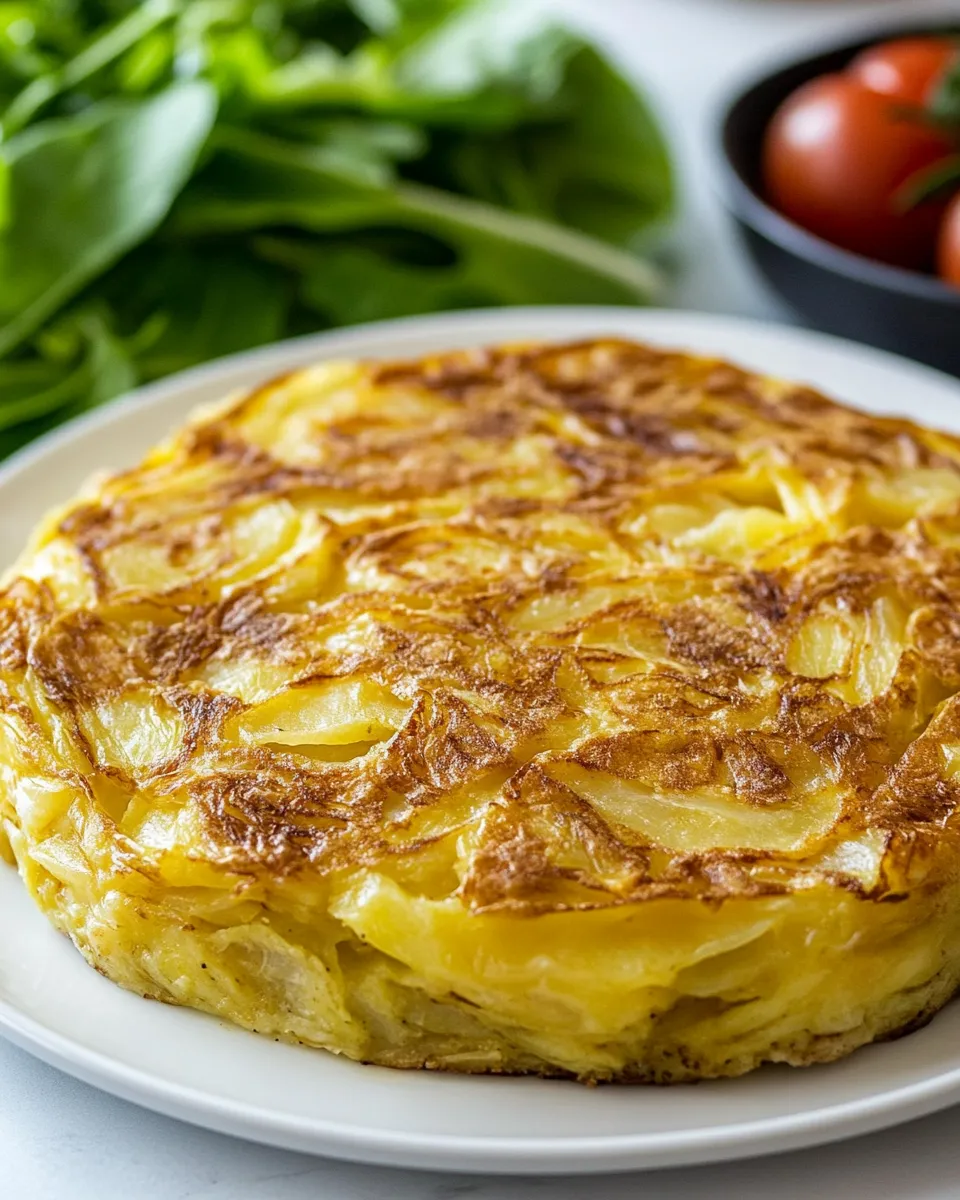 Delicious Tortilla de Patatas plate image