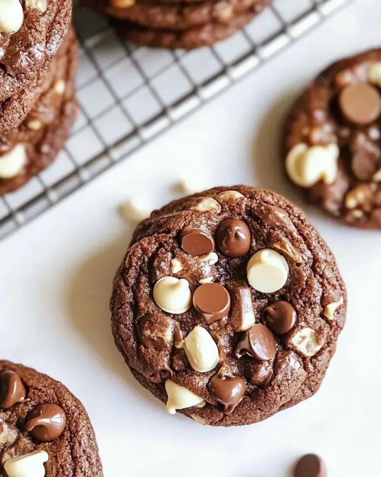 Homemade Triple Chip Chocolate Cookies photo