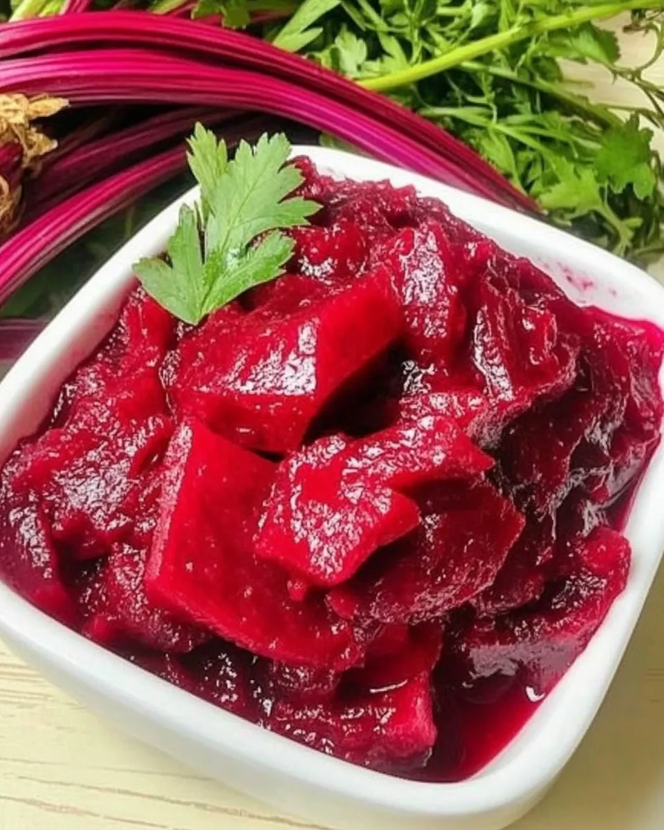 Easy Tsvikli (Beet-and-Horseradish Relish) food shot