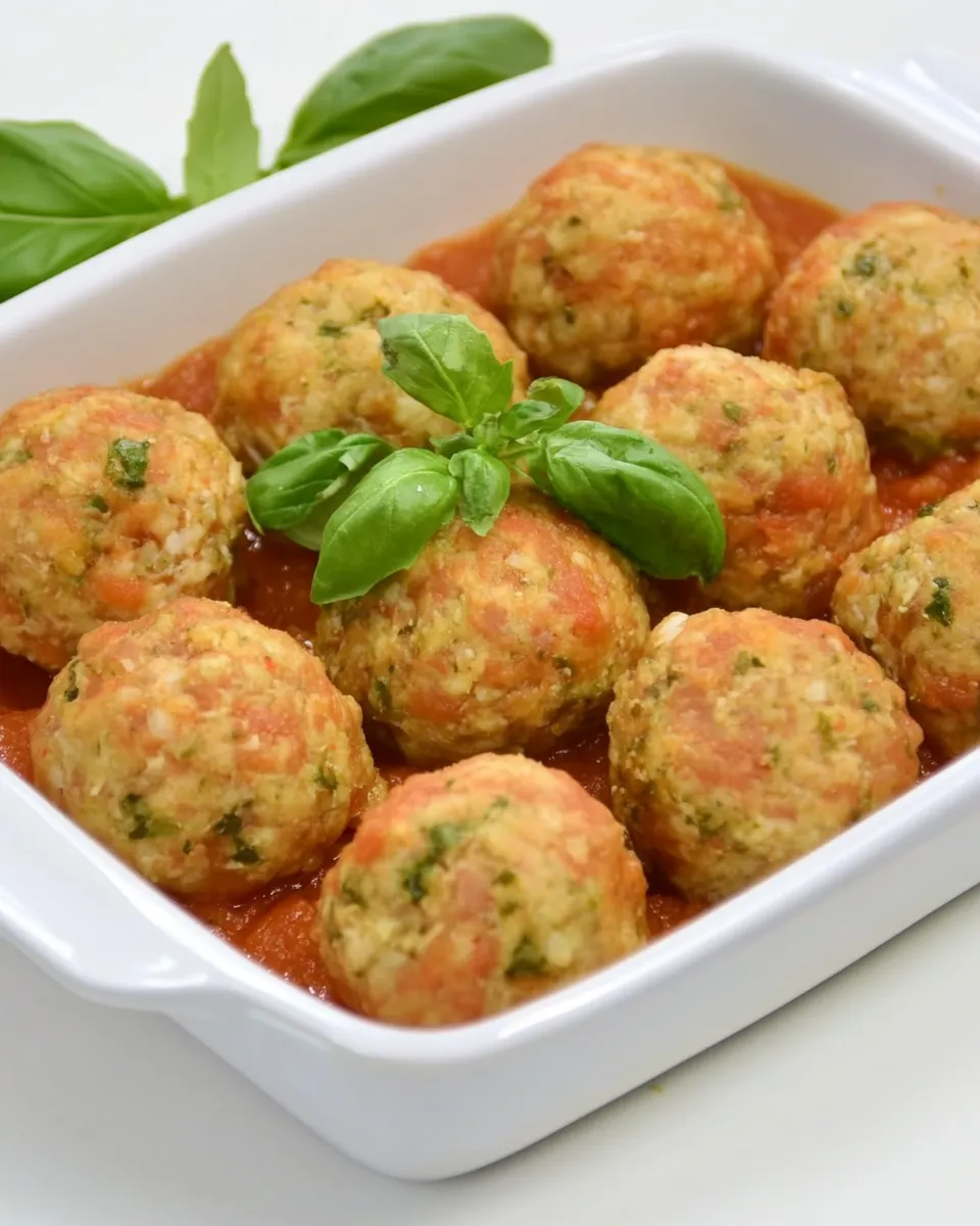 Easy Tuna Meatballs food shot