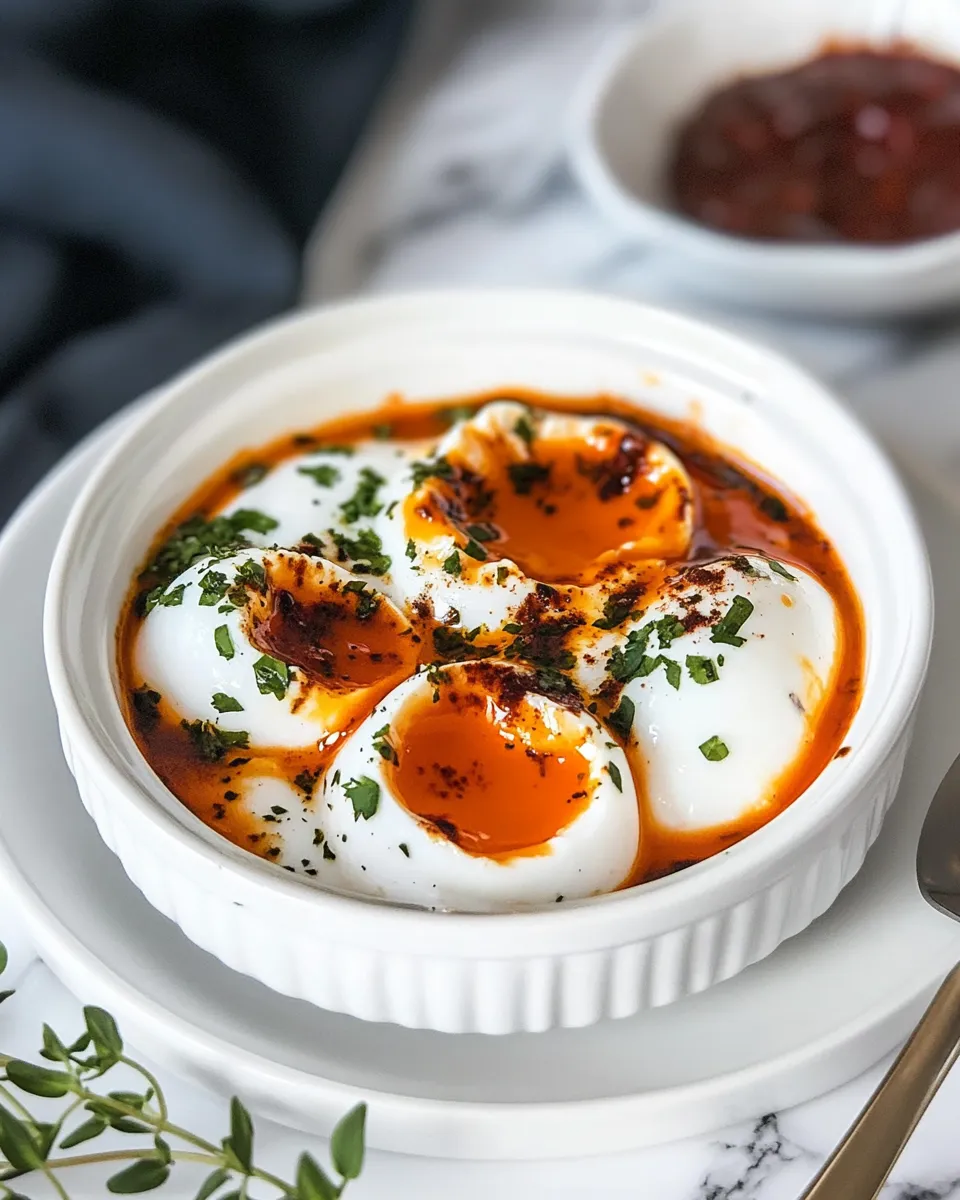 Classic Turkish Eggs (lbr) dish photo