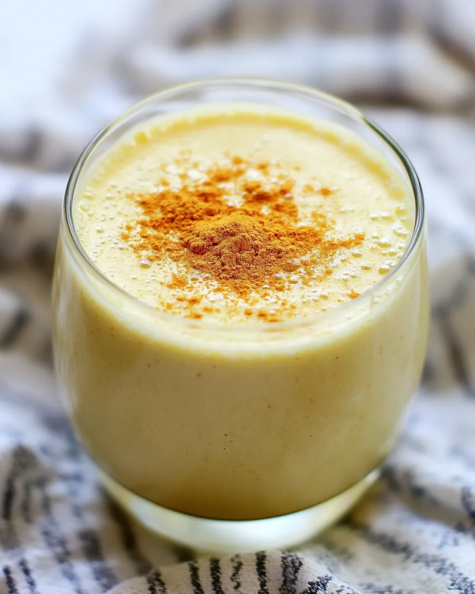 Homemade Turmeric Lassi recipe photo
