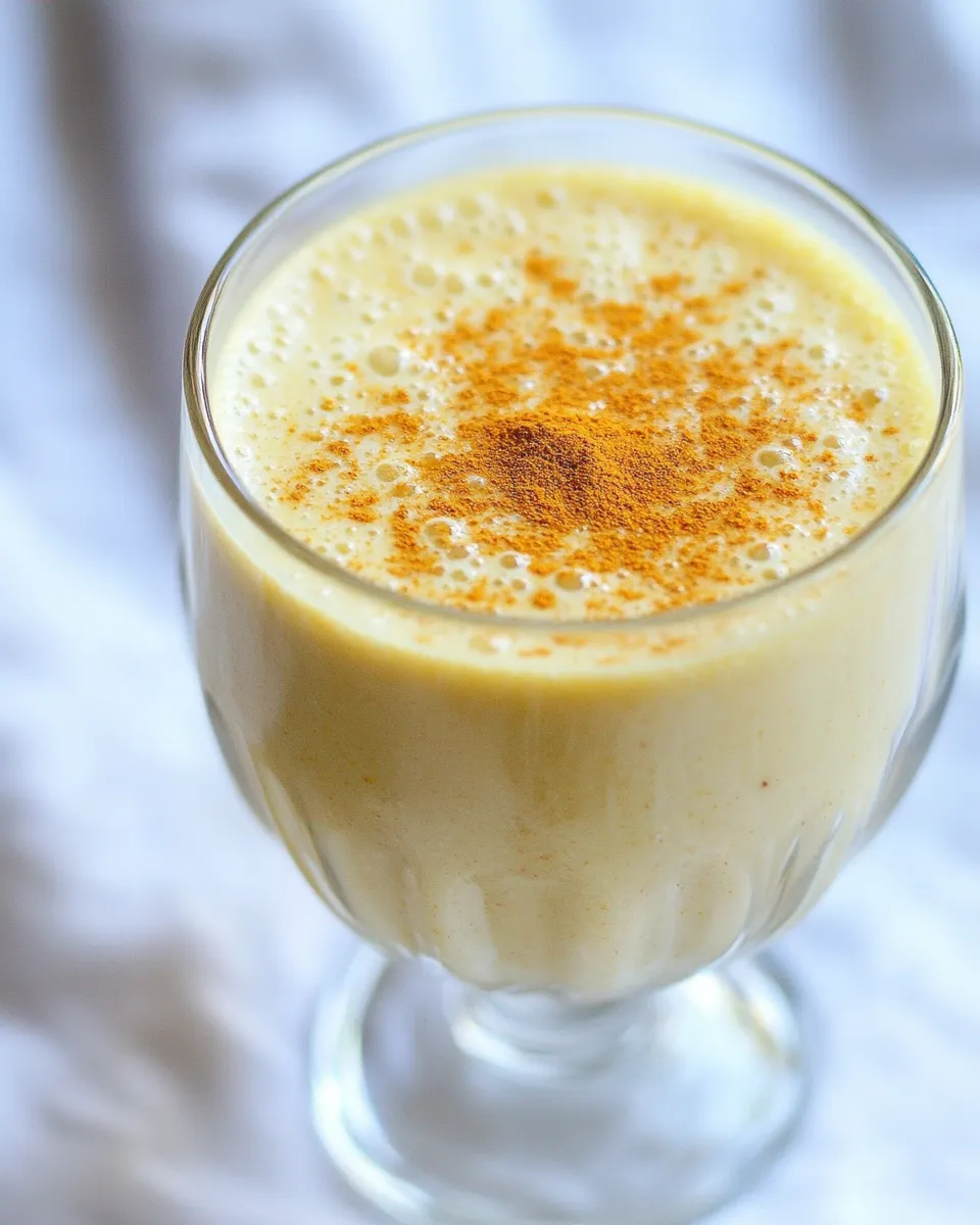 Easy Turmeric Lassi food shot