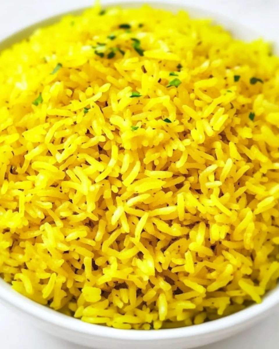 Classic Turmeric Rice dish photo