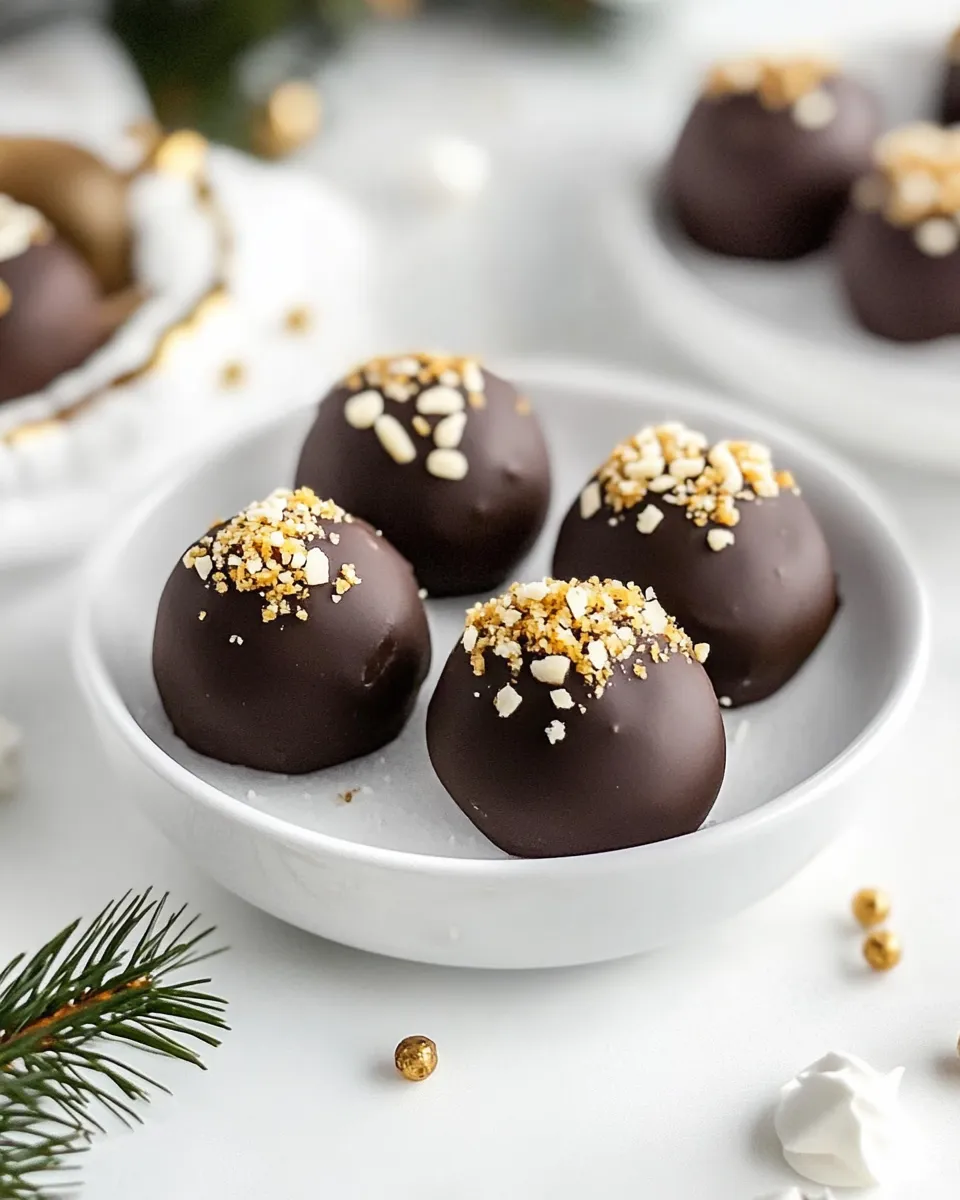 Easy Turtle Cookie Balls recipe photo