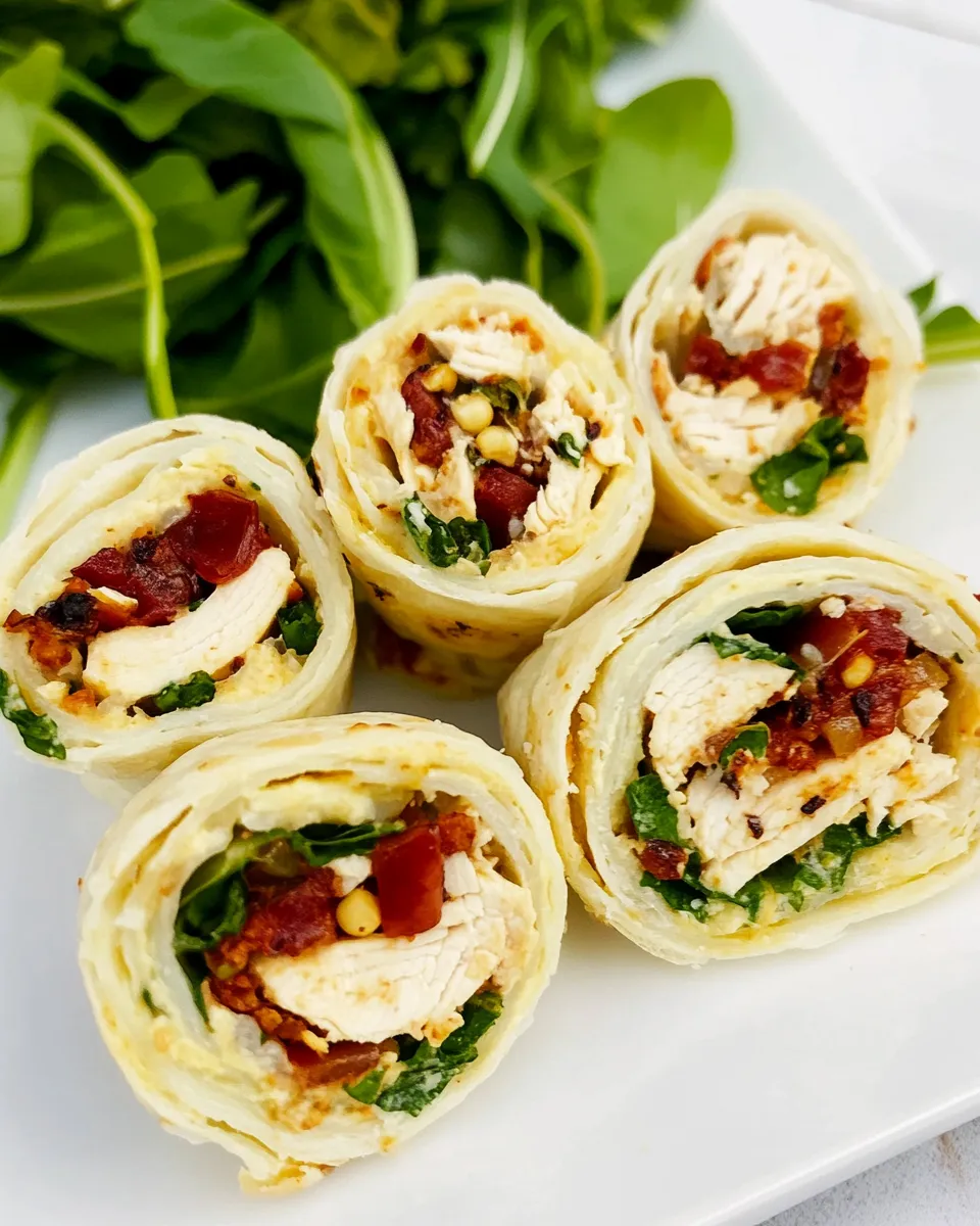 Classic Tuscan Chicken Pinwheels dish photo
