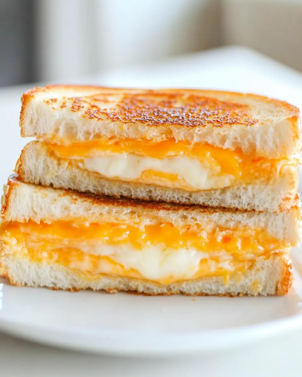 Easy Ultimate Grilled Cheese food shot