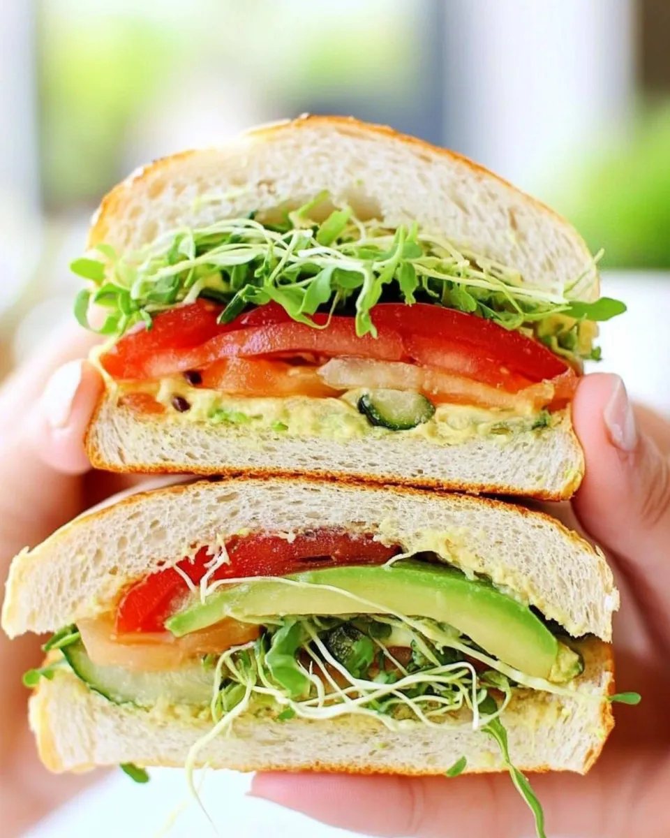 Easy Ultimate Veggie Sandwich recipe photo
