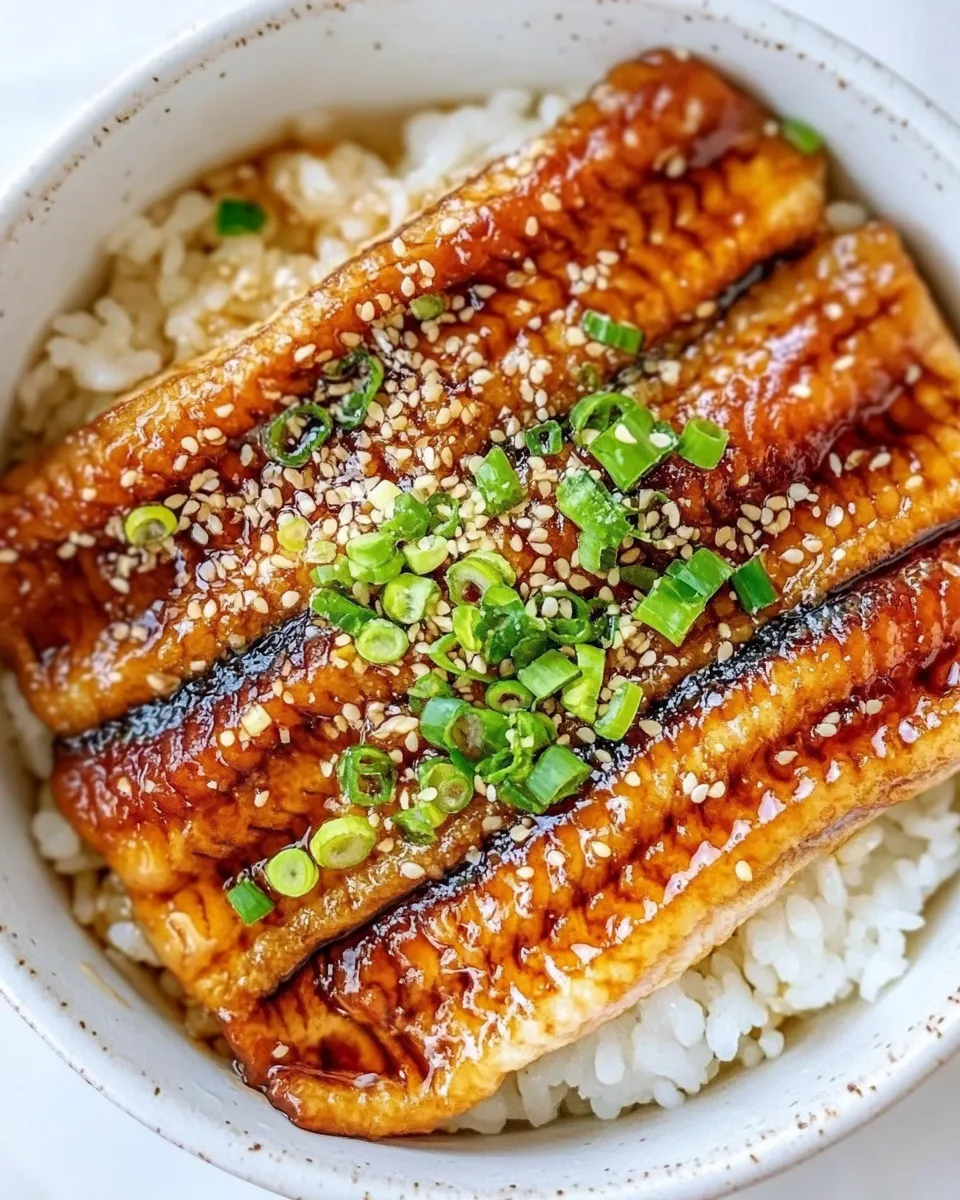 Classic Unagi Don dish photo