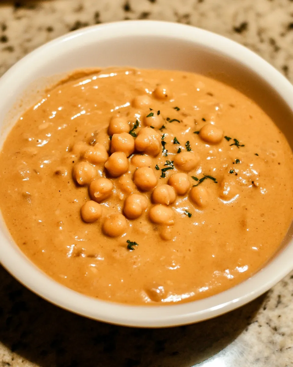 Easy Vegan Chickpea Gravy food shot