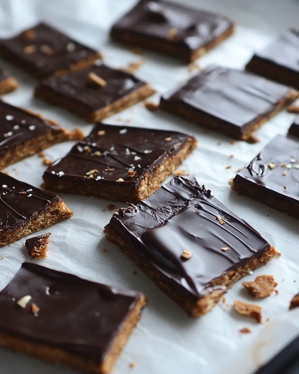 Homemade Vegan Chocolate Hazelnut Graham Crackers photo