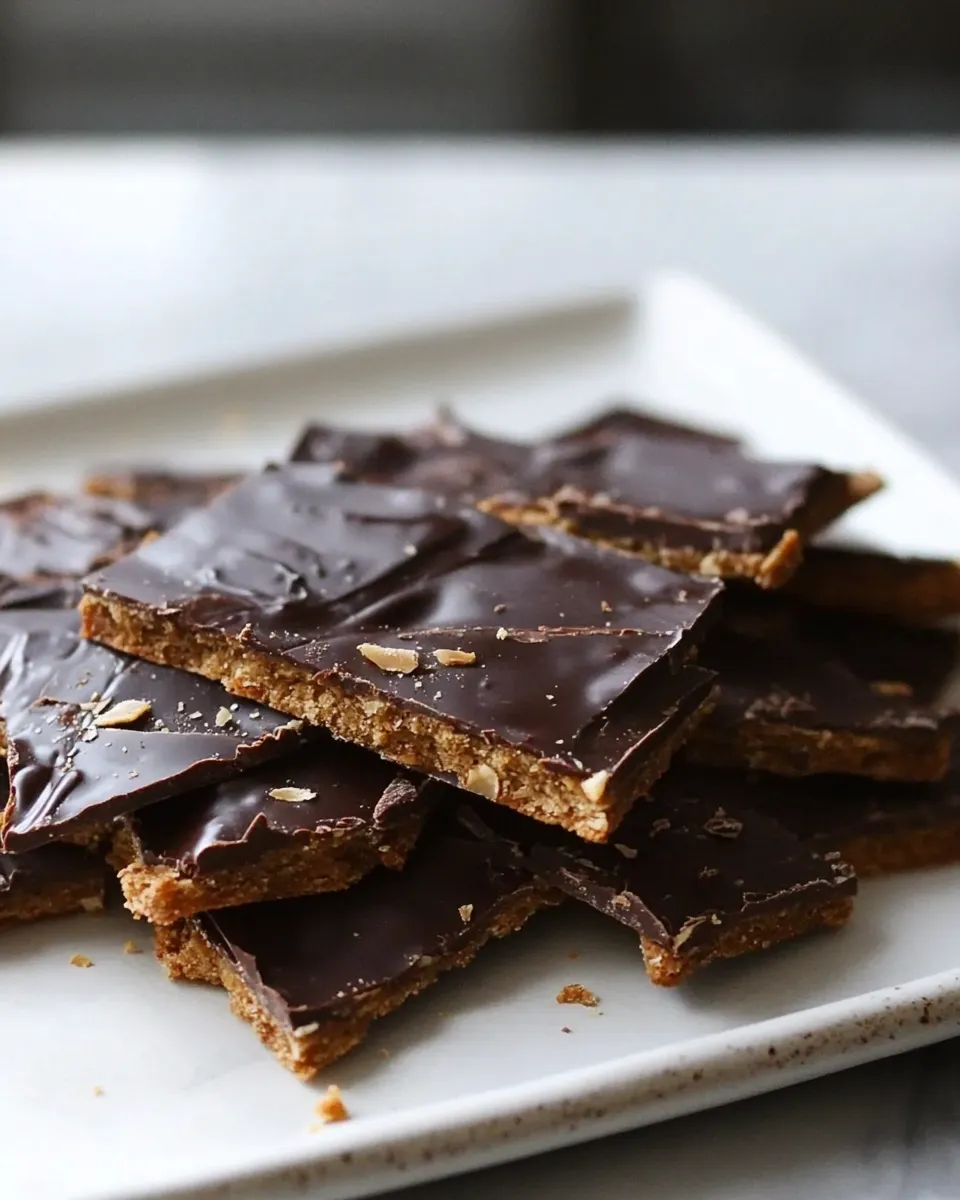 Easy Vegan Chocolate Hazelnut Graham Crackers recipe image