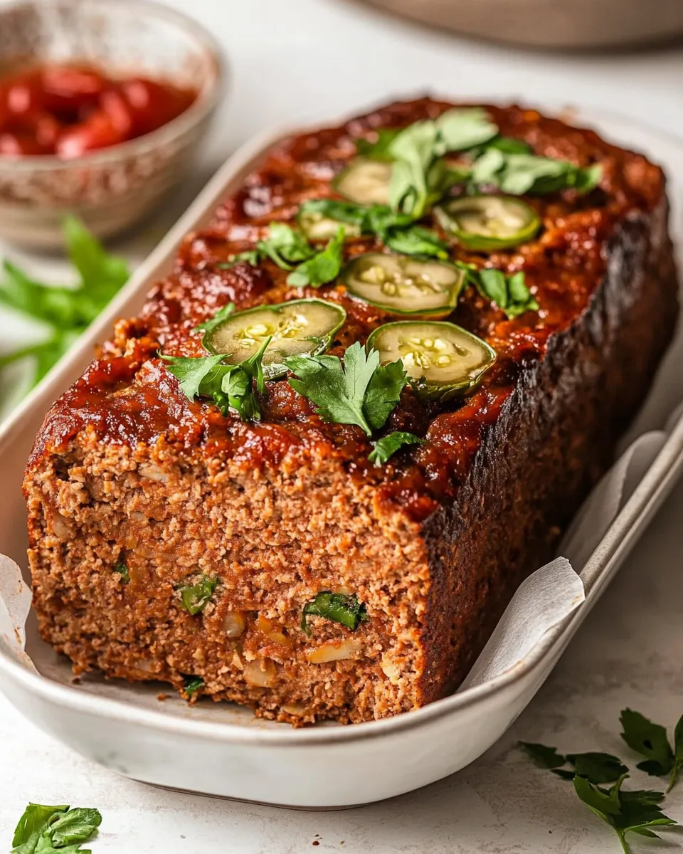 Delicious Vegan Meatloaf plate image