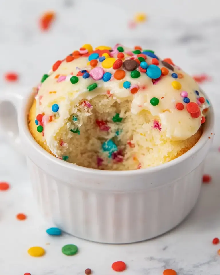Homemade Vegan Mug Cake recipe photo