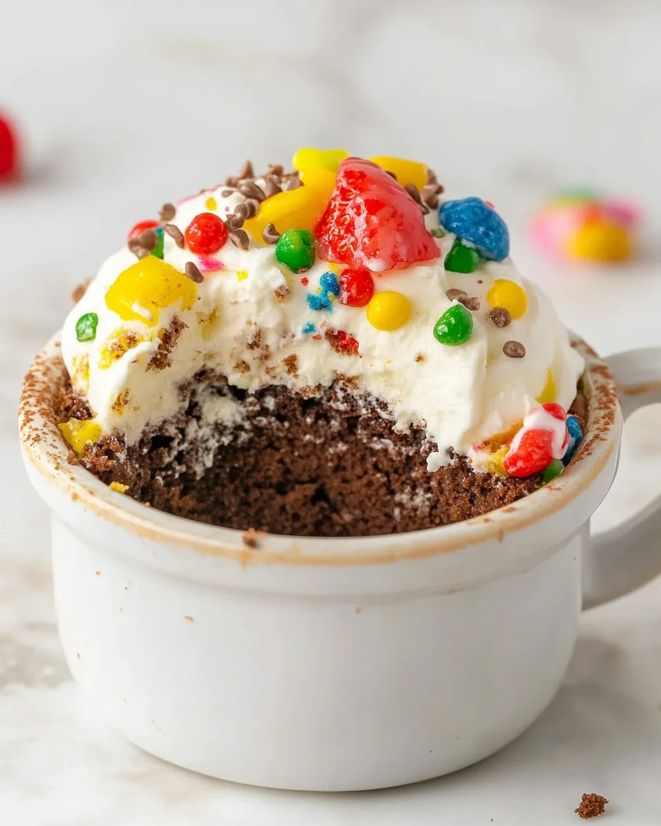 Easy Vegan Mug Cake food shot