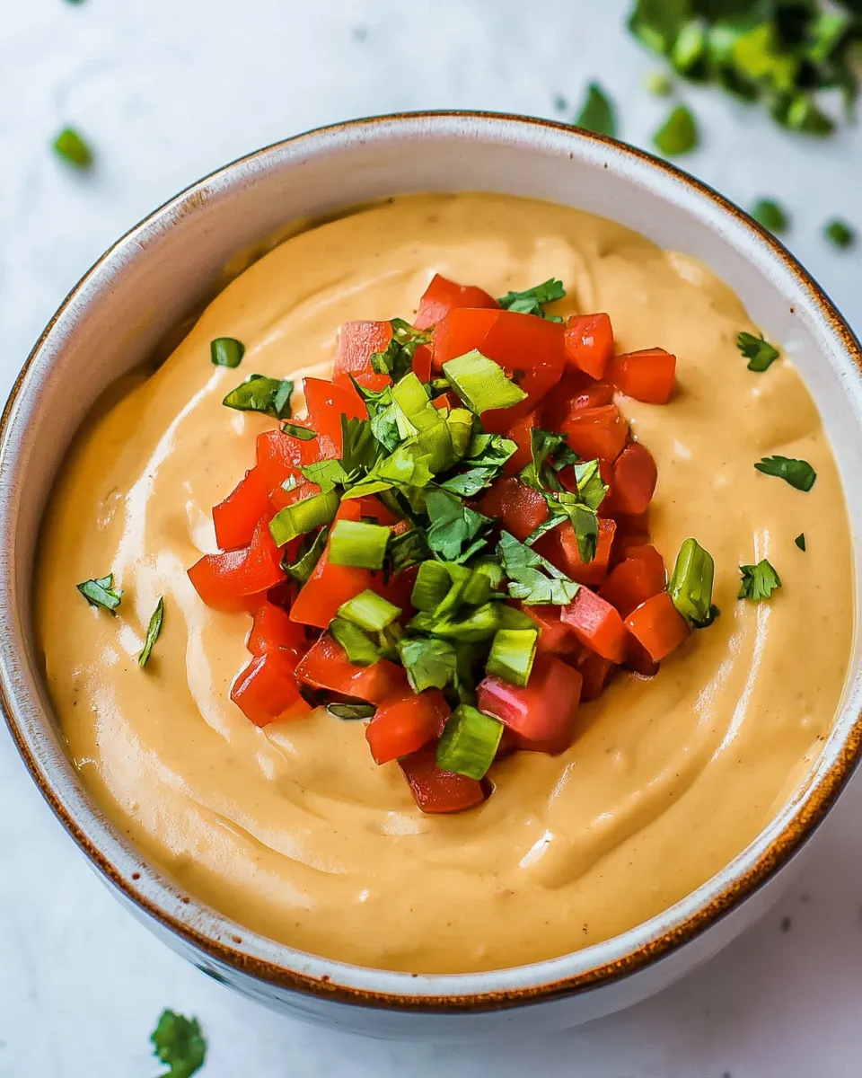 Delicious Vegan Queso plate image