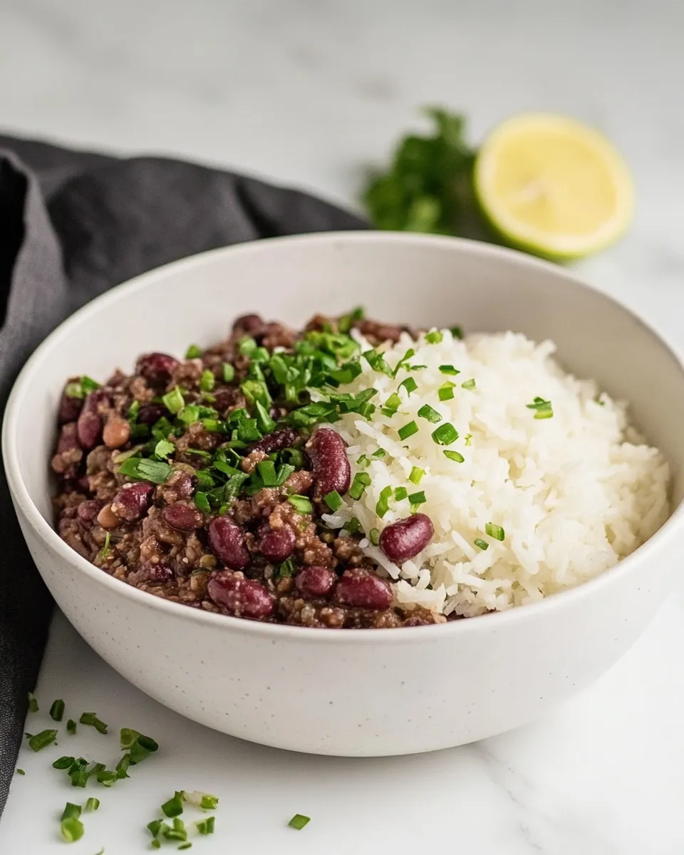 Homemade Vegan Red Beans And Rice recipe photo