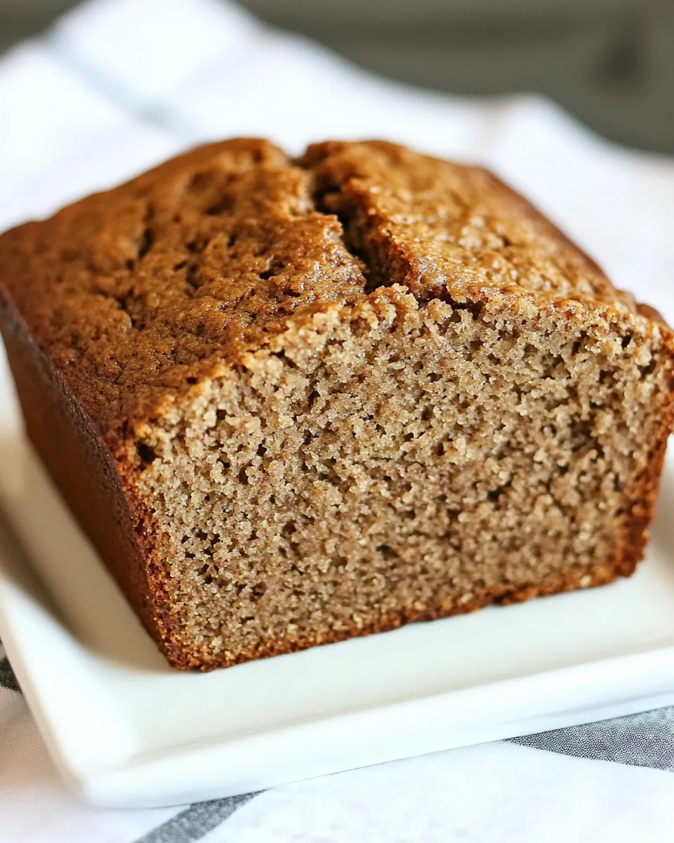 Classic Vegan Sourdough Banana Bread image