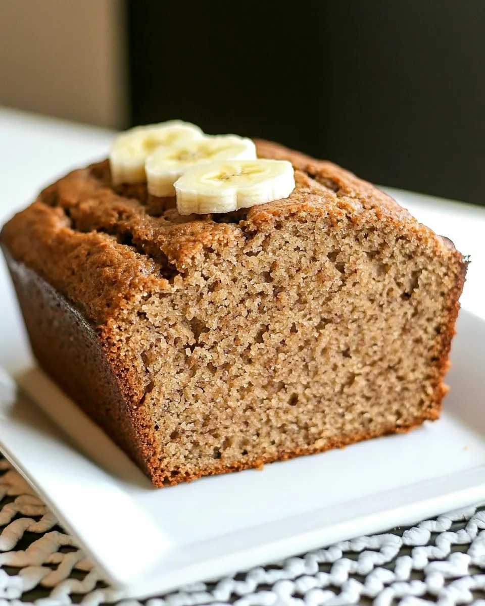 Delicious Vegan Sourdough Banana Bread dish photo