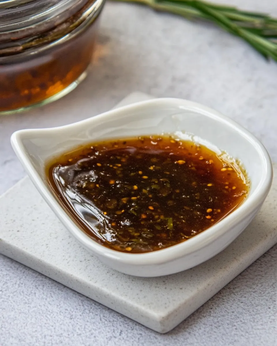 Easy Vegan Teriyaki Sauce food shot
