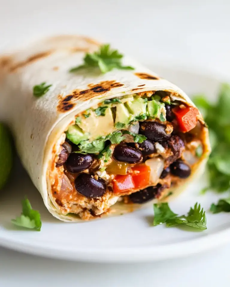 Homemade Vegetarian Burrito recipe photo